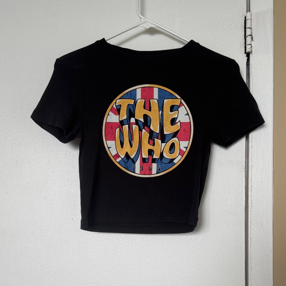 Primark The Who Graphic Crop Top